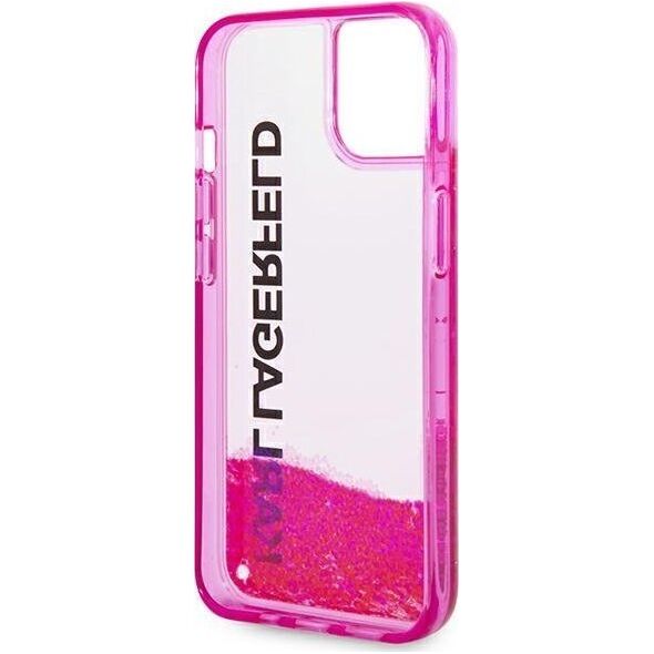 Karl Lagerfeld Karl Lagerfeld KLHCP14SLCKVF iPhone 14 6,1" różowy/pink hardcase Liquid Glitter Elong NoSize