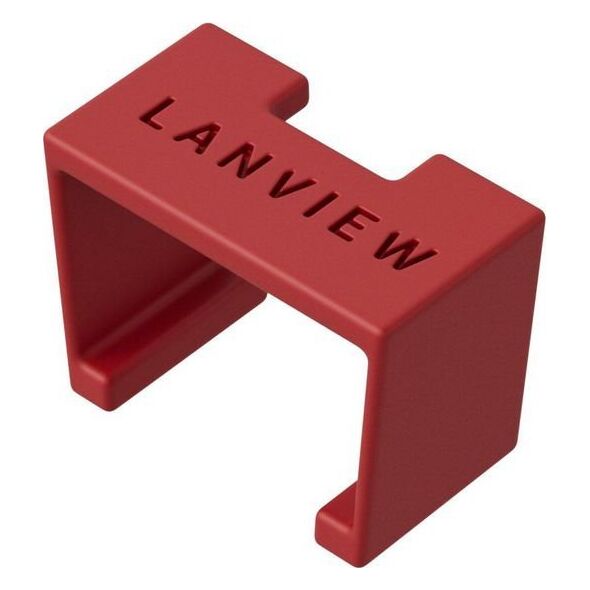 Organizer Lanview Εξάρτημα καλωδίου Lanview LVT-SC-R Χρωματικά κωδικοποιημένο κλιπ 13465604 5715063276013