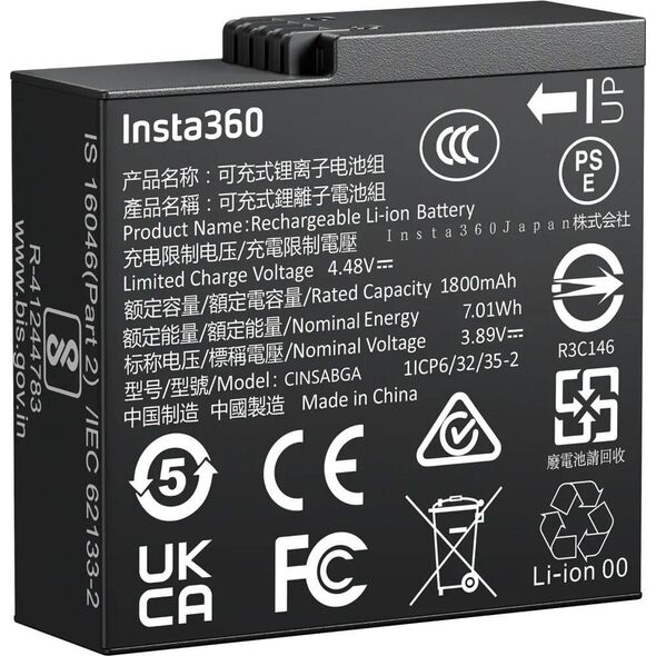 Bateria do Insta360 Ace Pro 2/Ace Pro/Ace Battery