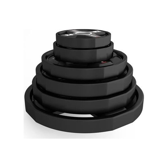 TPC SET ZESTAW TALERZY OLIMPIJSKICH POLIURETANOWYCH 2 x 2.5 - 25 KG CPU - 155KG HMS