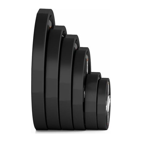 TPC SET ZESTAW TALERZY OLIMPIJSKICH POLIURETANOWYCH 2 x 2.5 - 25 KG CPU - 155KG HMS