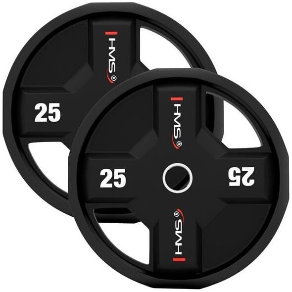 TPC SET ZESTAW TALERZY OLIMPIJSKICH POLIURETANOWYCH 2 x 2.5 - 25 KG CPU - 155KG HMS