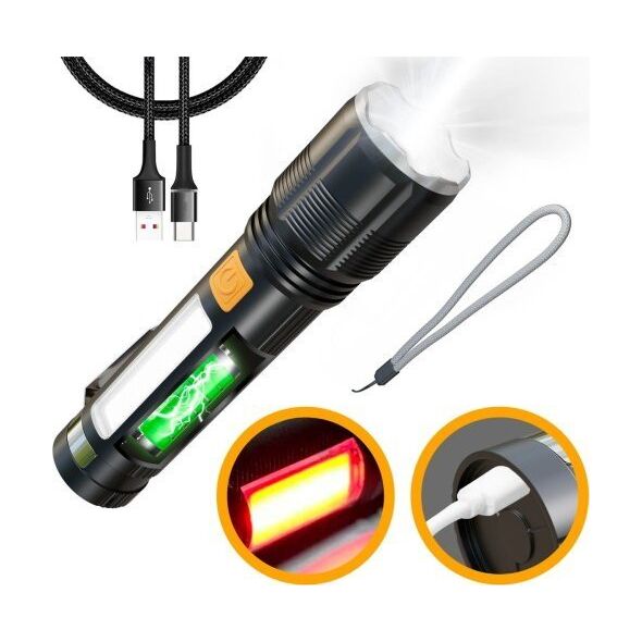Latarka ExtraLink EXTRALINK FLASHLIGHT LED EFL-1138 WILI 700LM RECHARGEABLE BATTERY