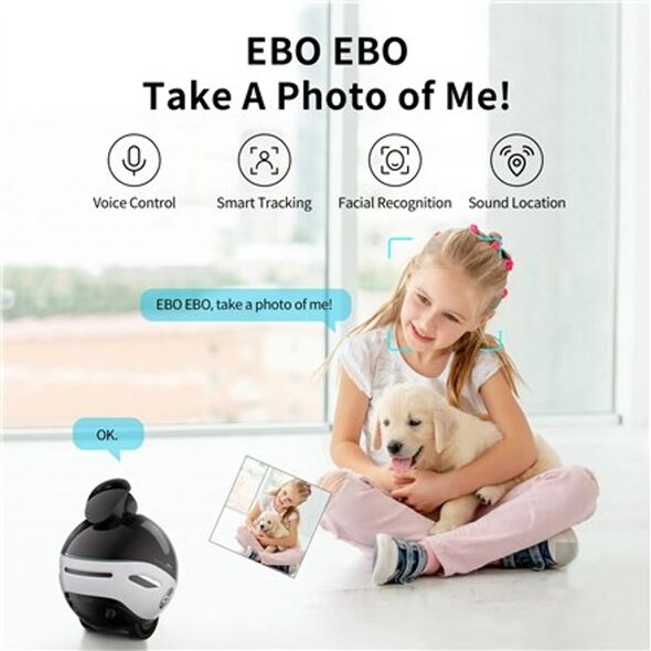 Kamera IP Enabot Enabot Family Robot IP Camera | EBO X | 8 MP | 1.8 | H265 | Micro SD, Max. 256GB