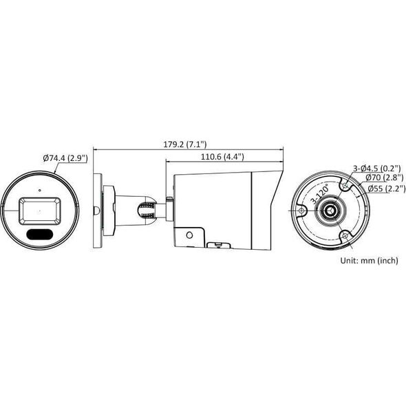 ML KAMERA IP HIKVISION DS-2CD2067G2H-LIU/SL(2.8)/eF/BLACK