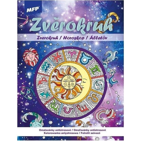 Kolorowanka antystresowa Horoskop 210x290mm 32s