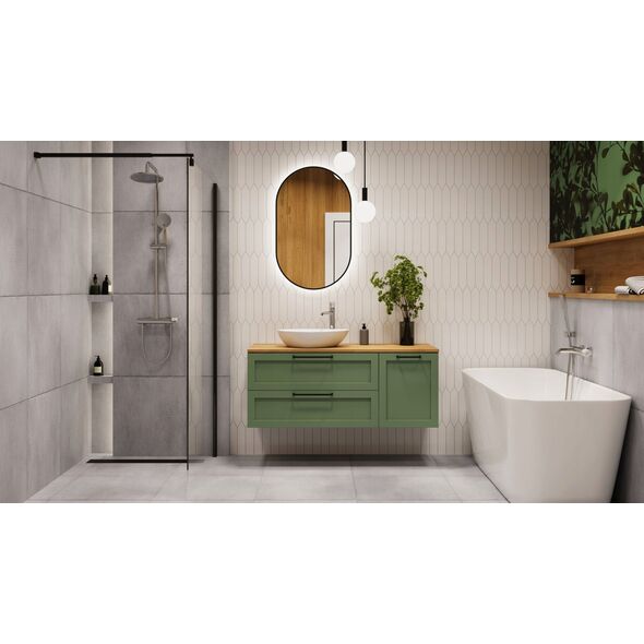 Washbasin faucet INVENA GABRO PLUS, high, chrome, with marble handle