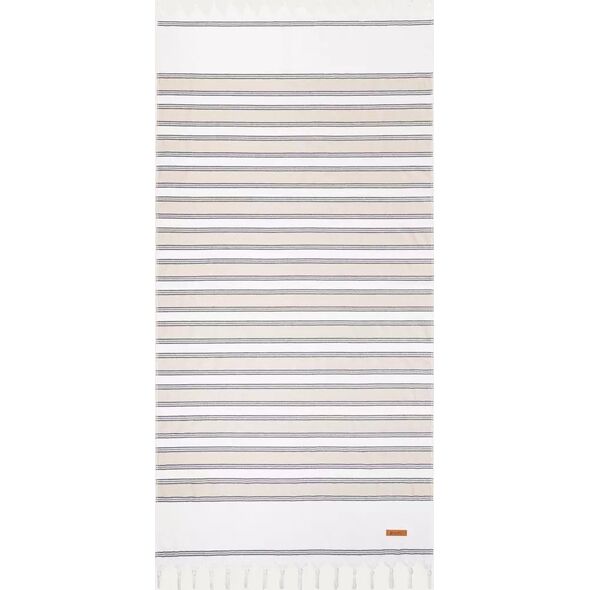 Beach towel BRICINI, 90 x 180 cm, beige, 100% cotton
