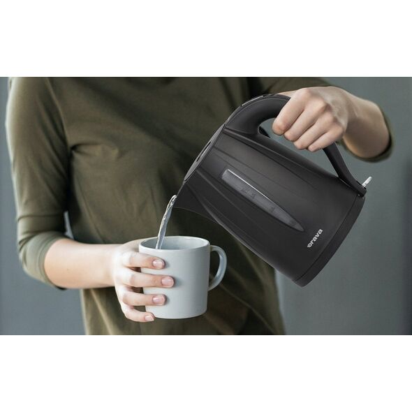 Orava VK-3727 rychlovarná konvice, 1850-2200 W, 1.7 l, automatické vypnutí, černá