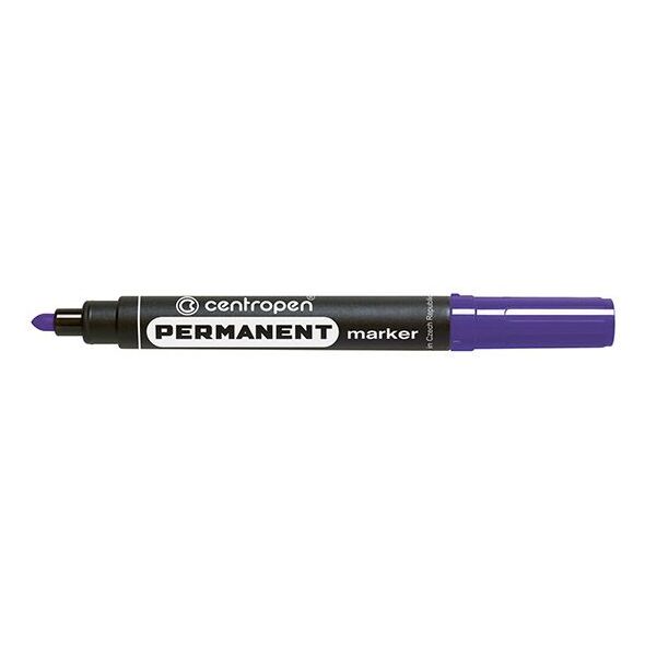 Centropen Marker Fioletowy Permanentny Okrągła Końcówka 2.5 mm (8566/05)