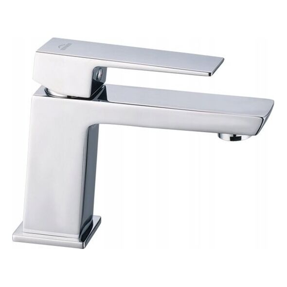 Washbasin faucet INVENA PAROS, low, chrome color