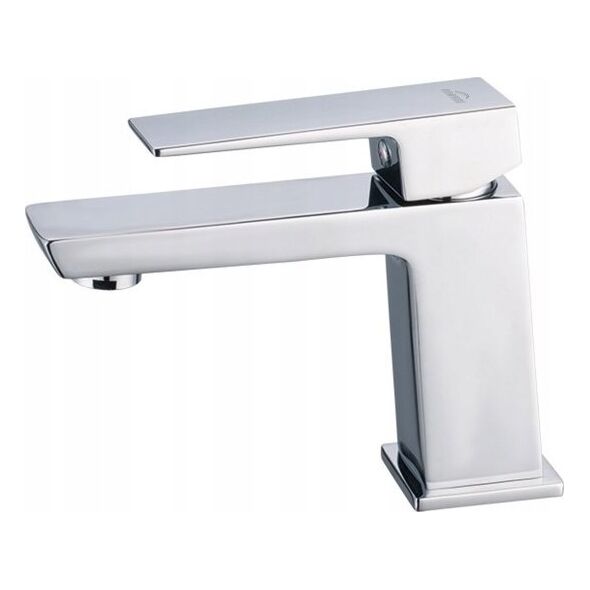 Washbasin faucet INVENA PAROS, low, chrome color