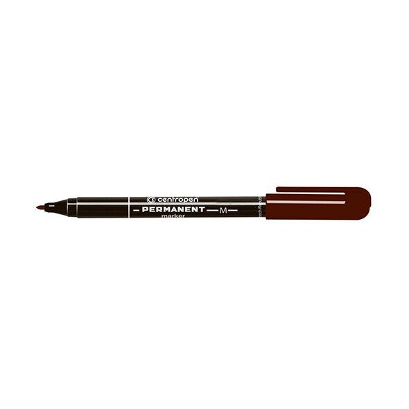 Centropen Marker Brązowy Permanentny Okrągła Końcówka 1.00 mm (2846/11)