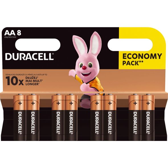 Duracell Bateria Basic AA / R6 1500mAh 8 szt.