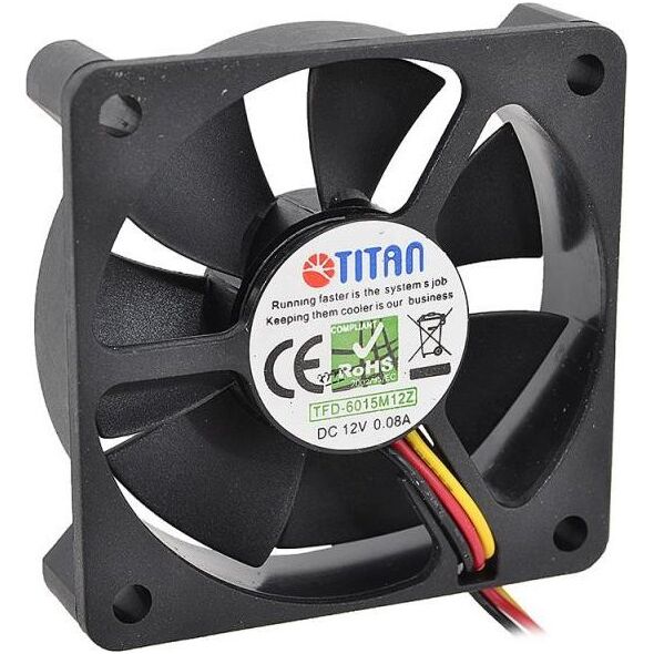 Ανεμιστήρας Titan Titan TFD-6015M12Z ανεμιστήρας 60x60x15mm με ρουλεμάν Z 13401485 4260120531570