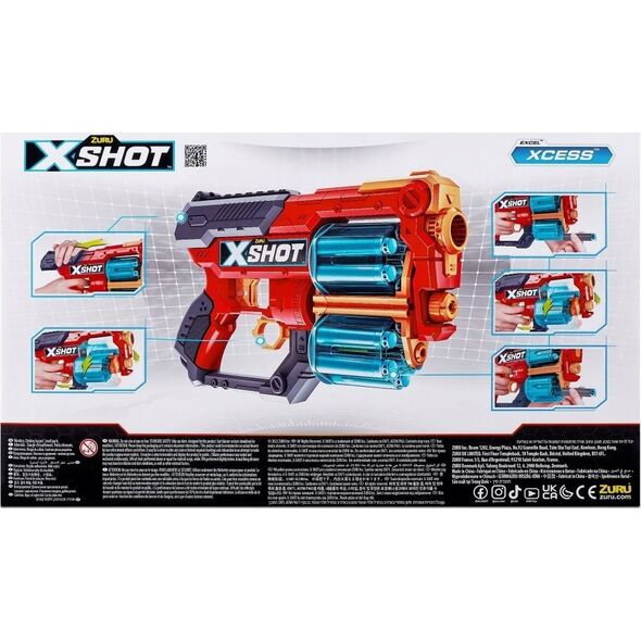 Zuru ZURU X-SHOT X-cess TK-12 wyrzutn.pomar.36436 40299