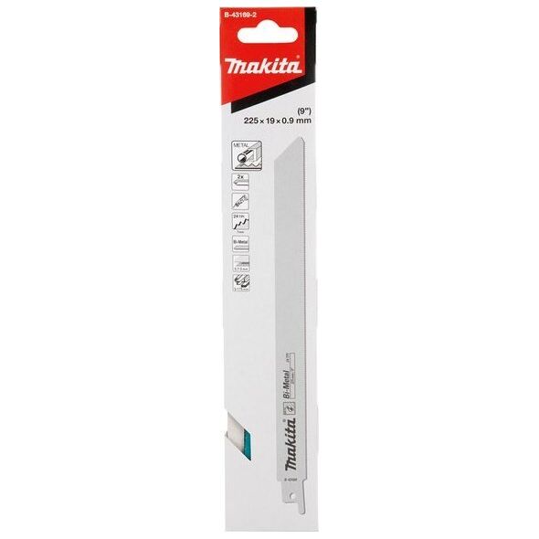 Makita MAKITA RECIMER SAW LADE BIM 225x0,9mm / 2 τεμ. ΜΕΤΑΛΛΟ (0,7-3,0 mm), ΣΩΛΗΝΕΣ (5-175 mm) 13990153 88381559836