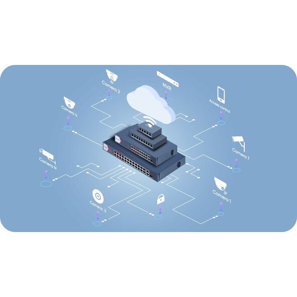SWITCH   DS-3E1508-EI(V2) 8-PORTOWY Hikvision