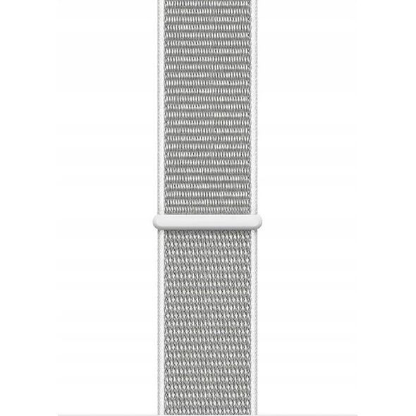 Pasek sportowy Crong Nylon do Apple Watch 44/45/46/49 mm Silver Grey - Gwarancja bezpieczeństwa. Proste raty. Bezpłatna wysyłka od 170 zł.