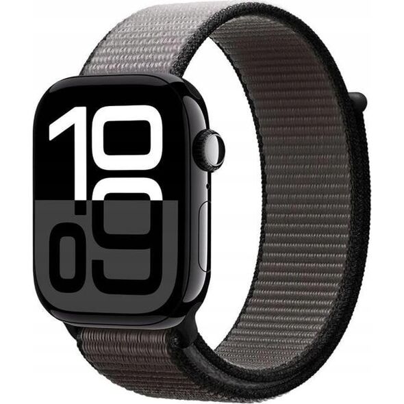 Pasek sportowy Crong Nylon do Apple Watch 44/45/46/49 mm Night Grey - Gwarancja bezpieczeństwa. Proste raty. Bezpłatna wysyłka od 170 zł.