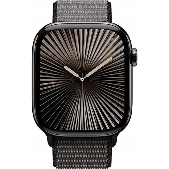 Pasek sportowy Crong Nylon do Apple Watch 44/45/46/49 mm Night Grey - Gwarancja bezpieczeństwa. Proste raty. Bezpłatna wysyłka od 170 zł.