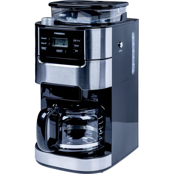Tornado Drip coffee maker TCM-1025A-GS Steel and Black