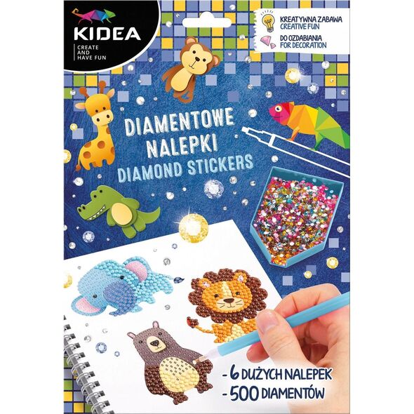 MOZAIKA CEKIN SPRZYL NAKLEJ ZOO KIDEA DERF PUD