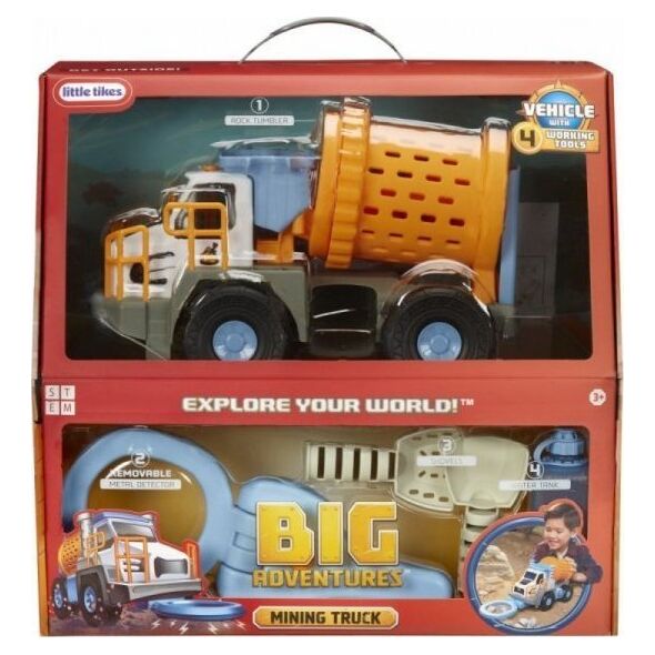 Spin Master Ciężarówka górnicza Big Adventures zestaw