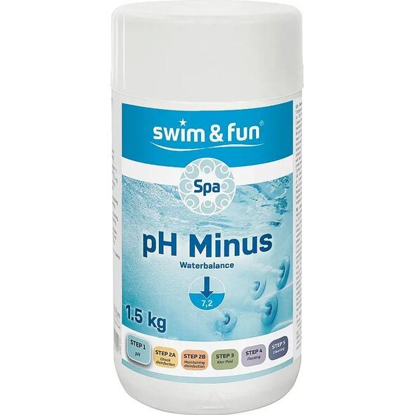 Swim & Fun Spa pH-Μείον 1,5 kg 13801509 5704840000000