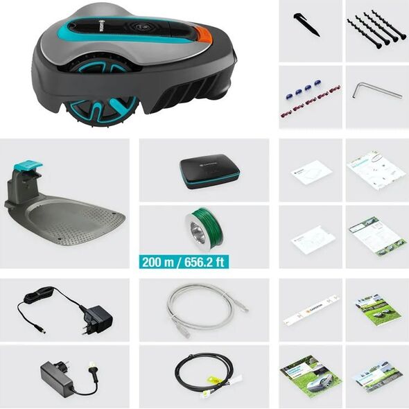 Gardena Gardena Robotic Lawnmower Sileno Life 900 Smart Lona 13801587 4078500062510