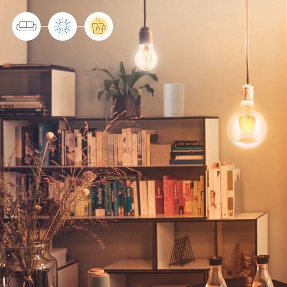 WiZ Wiz Smart Led Bulb White Clear G125 E27 Dimmable, 6,5w-60w Power 13956100 4897104950906