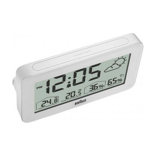 Μετεωρολογικός σταθμός Braun Braun BC 13 W DCF Digital Weather Station λευκό 13965880 4007218676054