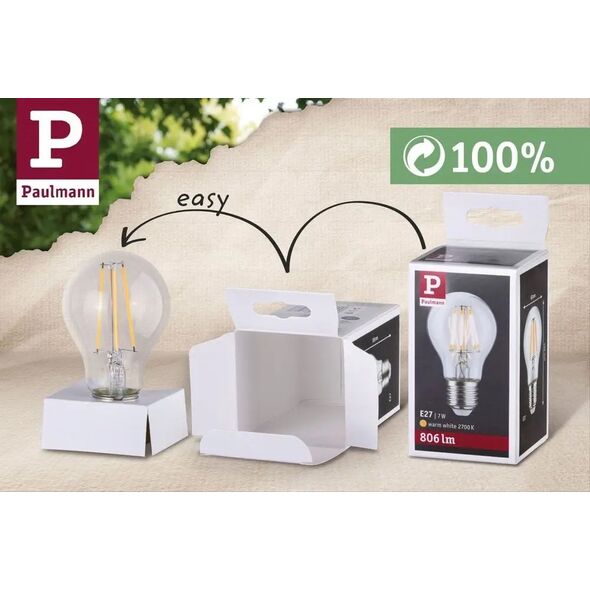 Paulmann Źródło LED G95 Fantastic Colors 5W 470lm E27 Ściemnialne 2700K 230V