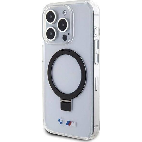 BMW BMW BMHMP15XURST iPhone 15 Pro Max 6.7" przeźroczysty/clear hardcase Ring Stand M Collection MagSafe