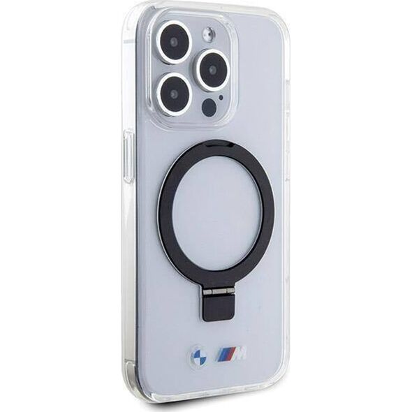 BMW BMW BMHMP15XURST iPhone 15 Pro Max 6.7" przeźroczysty/clear hardcase Ring Stand M Collection MagSafe