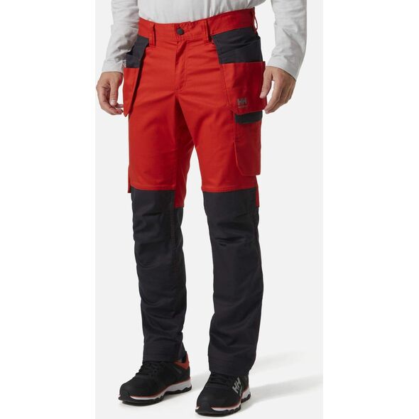 Παντελόνι Helly Hansen Παντελόνι εργασίας HELLY HANSEN Manchester, κόκκινο C60 13768145 7040058044857