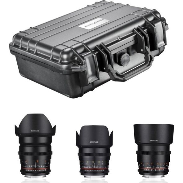 Samyang Samyang Video DSLR βασικό σετ φακών Sony E 13932433 4056929219869