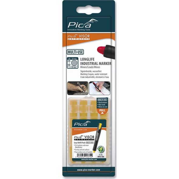 Pica-Marker Pica VISOR μόνιμη αντικατάσταση ξαναγεμίζει κίτρινο / SB 13934758 4260056157080
