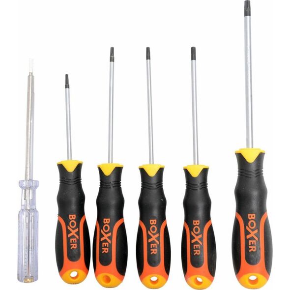 BOXER Skruetrækkersæt TORX 6 dele 13939126 5708614314814