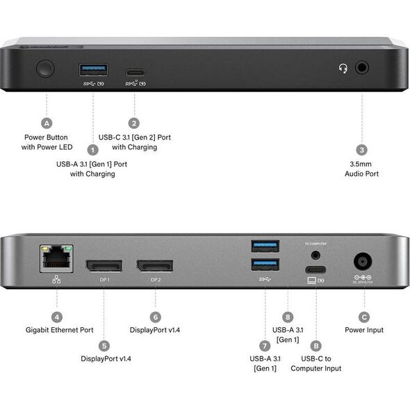 ALOGIC UNIVERSAL DUAL 4K DOCKIN