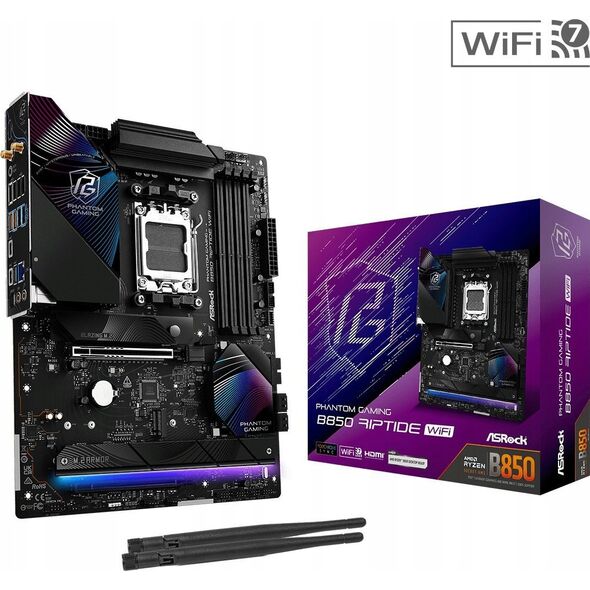Płyta główna B850 Phantom Gaming Riptide WiFi AM5 4DDR5 ATX