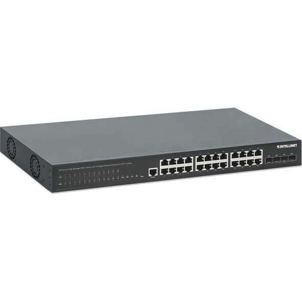 Switch Intellinet Network Solutions INTELLINET 28-P PoE+ Managed Switch 4x10GbE 450W