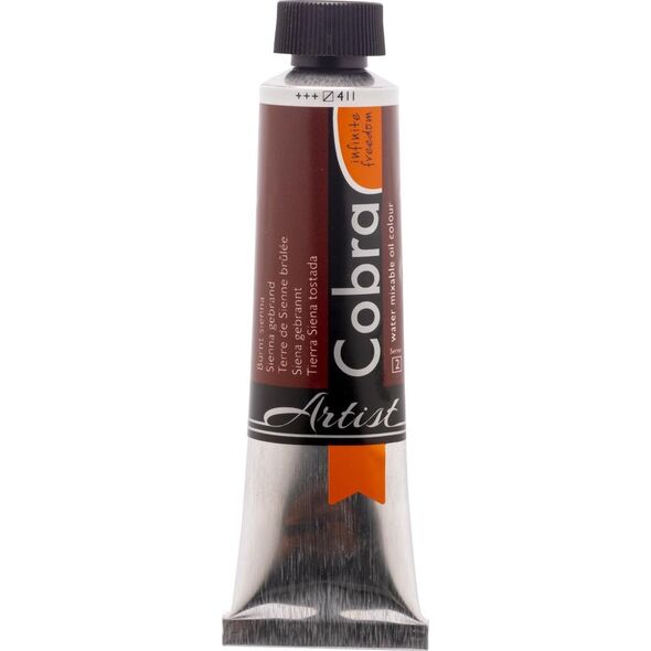Cobra Cobra Artist Water-Mixable Oil Color Tube Burnt Sienna 411 13801207 8712079312381
