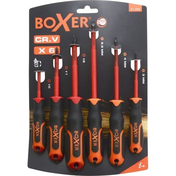 BOXER Skruetrækkersæt VDE - 6 dele 13978500 5708614314838