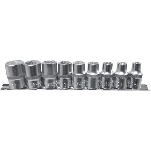 Silver NASADKI TORX 9cz. 1/2" /SILVER EX10630
