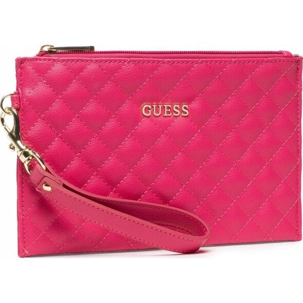 Guess Guess, Holdall, Eco Leather, Handbag, Quilted Effect And Cuff, Fucshia, 23 x 15 x 1.5 cm For Women