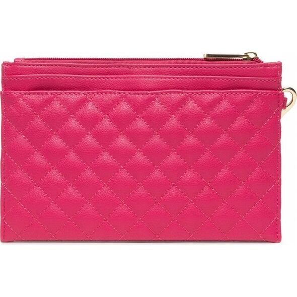 Guess Guess, Holdall, Eco Leather, Handbag, Quilted Effect And Cuff, Fucshia, 23 x 15 x 1.5 cm For Women