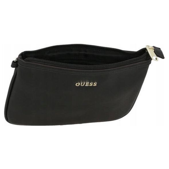 Guess Guess, Vanille, Synthetic Leather, Bag, Toiletry, Black, For Women, 25 x 19 x 2 cm For Women