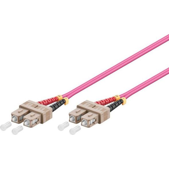 Microconnect FIB222010-4 kabel InfiniBand / światłowodowy 10 m SC Różowy