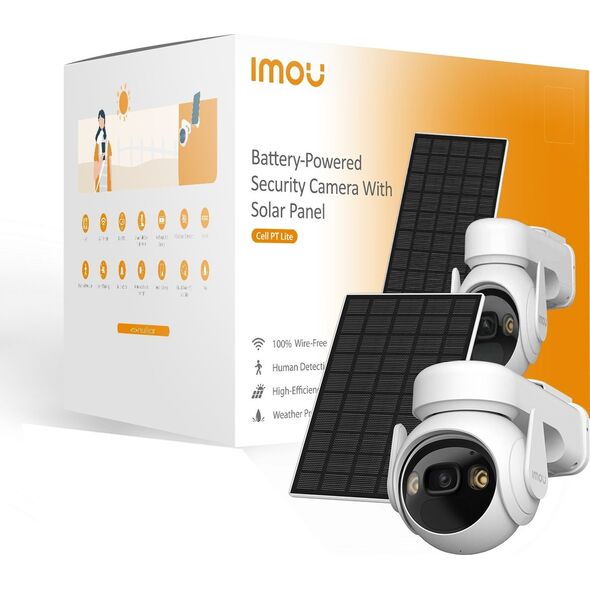 Imou Cell PT Lite Kit Wieżyczka Kamera bezpieczeństwa IP Zewnętrzna 2304 x 1296 px Ściana